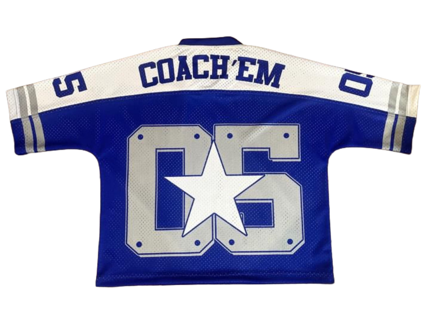 Coach'Em Mesh Cropped Football Jersey