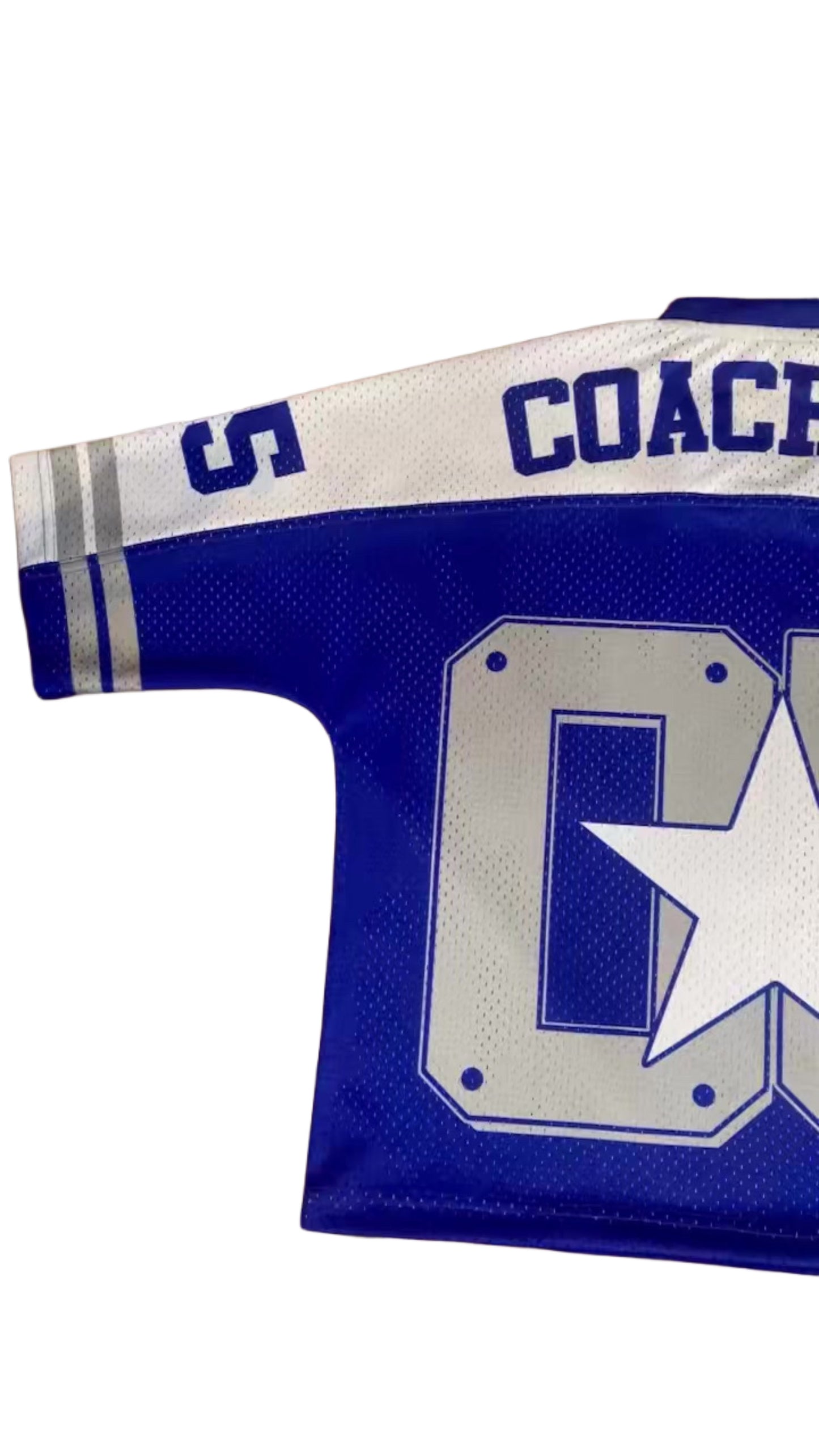 Coach'Em Mesh Cropped Football Jersey
