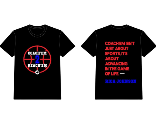 Coach’Em 2 Reach’Em Kid Tees