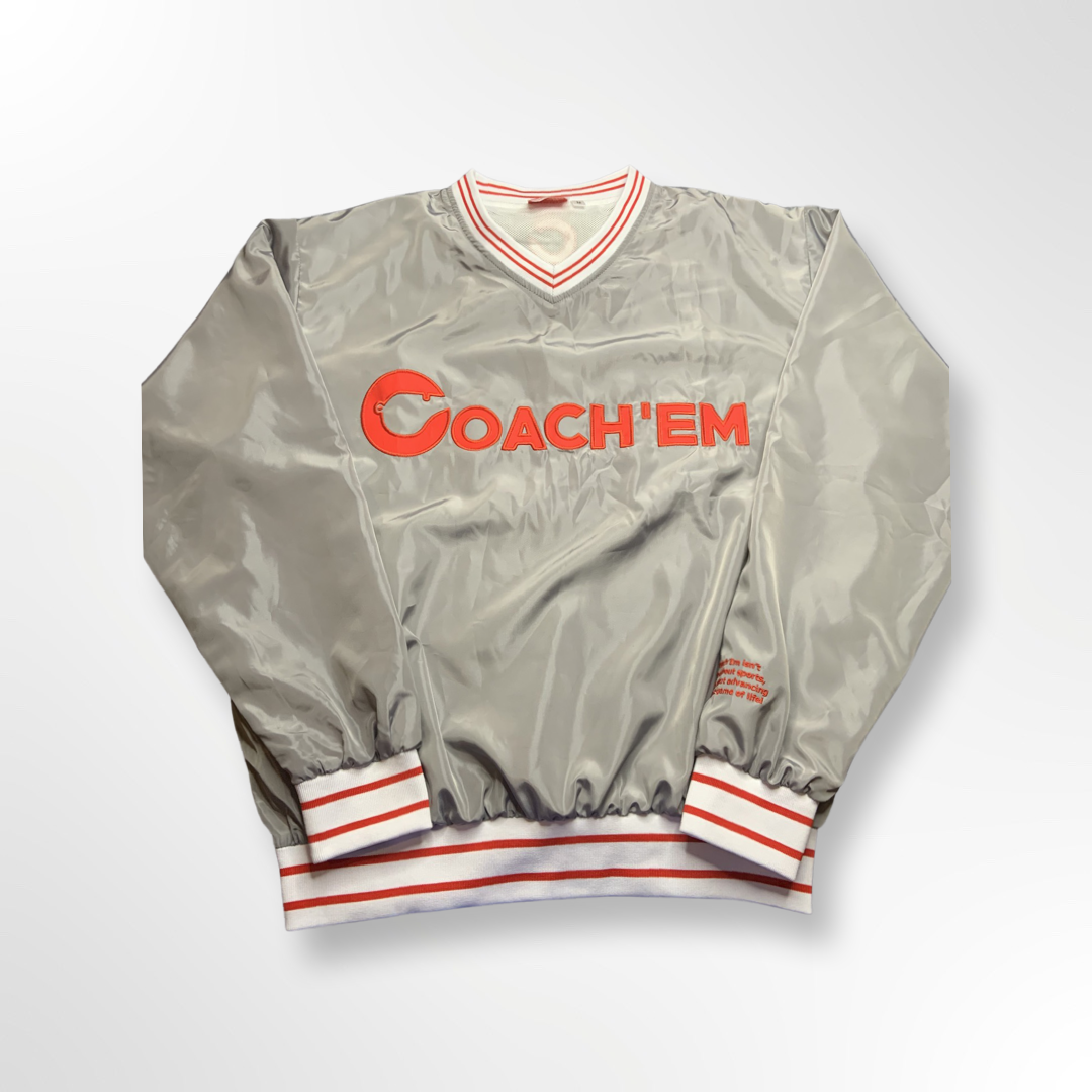 Vintage Coach’Em V Neck Windbreaker